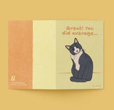 Great you did average Grußkarte - Miau & More