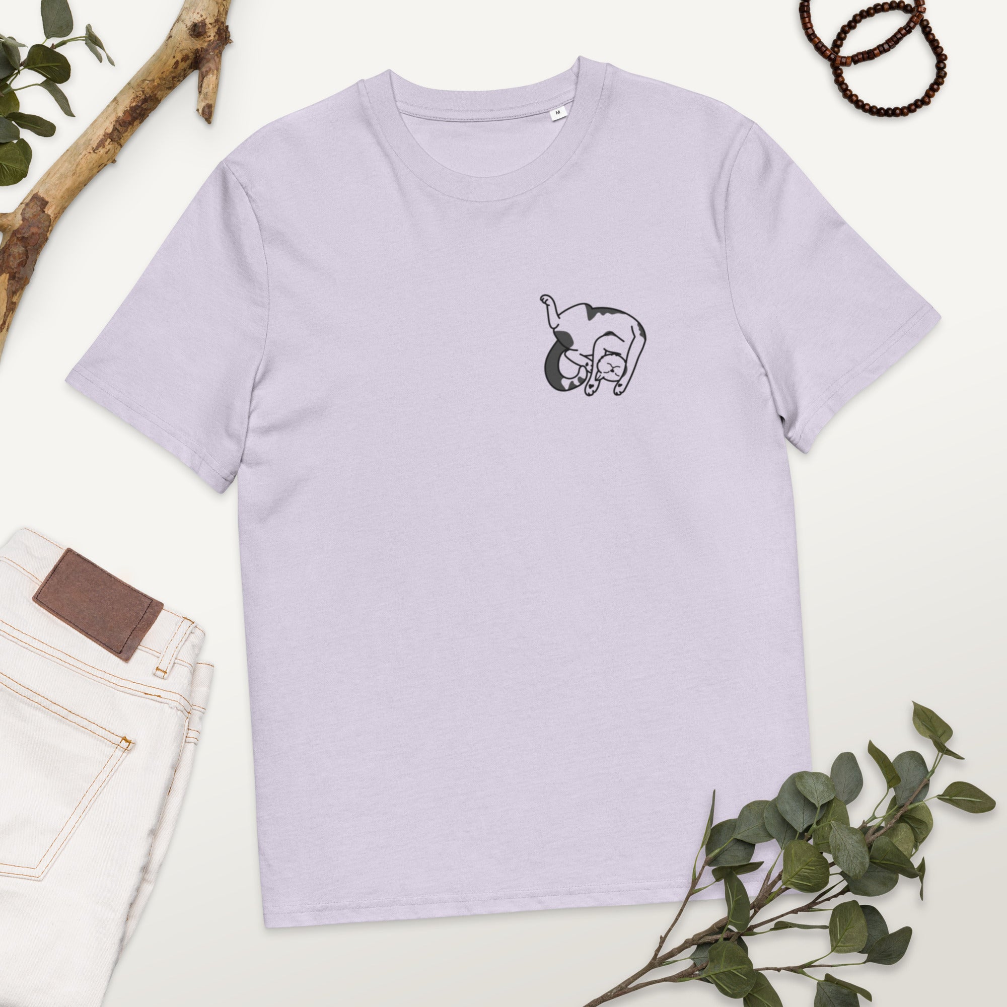 Lazy Cat T-Shirt 100% Bio-Baumwolle - Miau & More