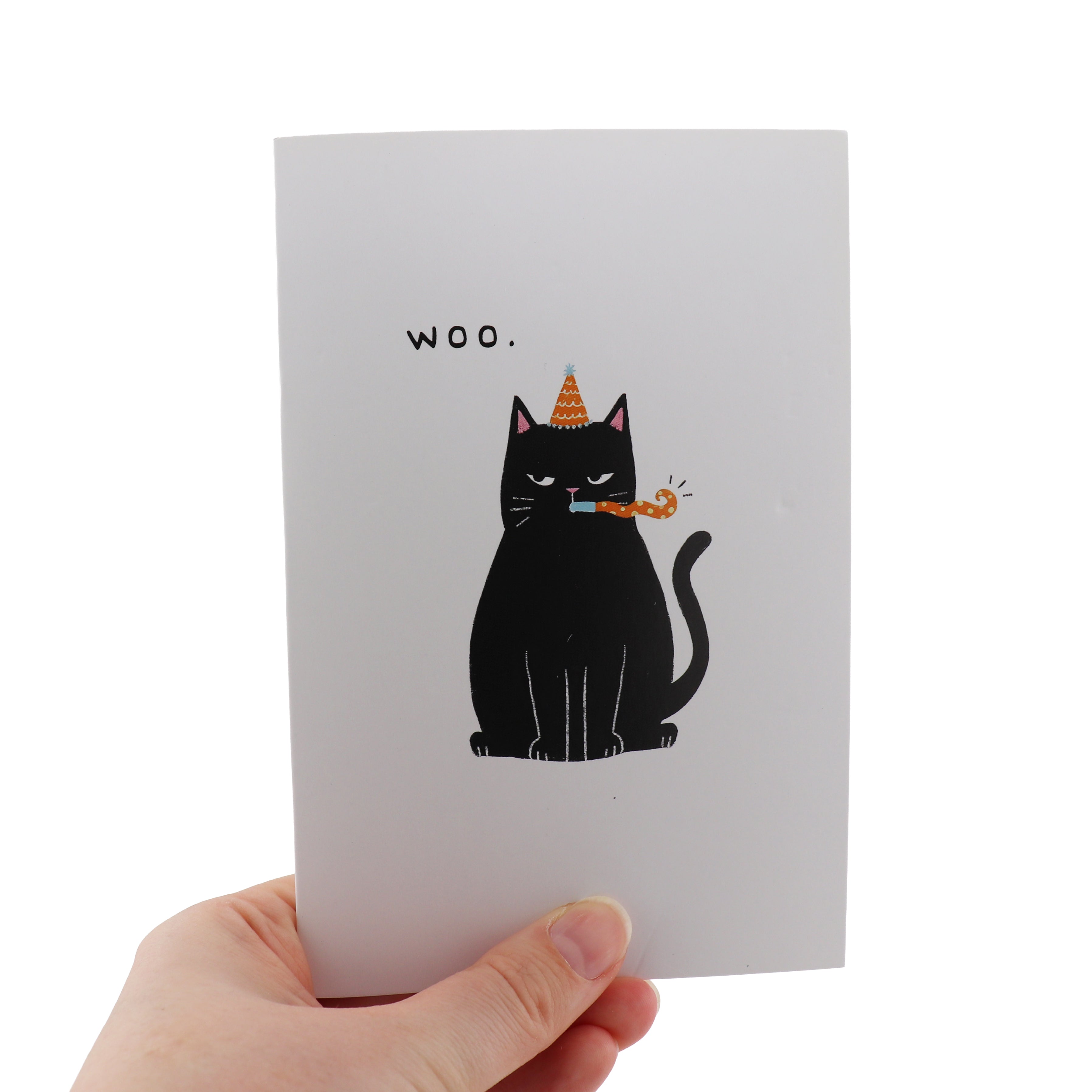 Woo Geburtstag Grußkarte - Miau & More