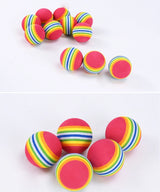 Regenbogen Katzenspielball - Miau & More