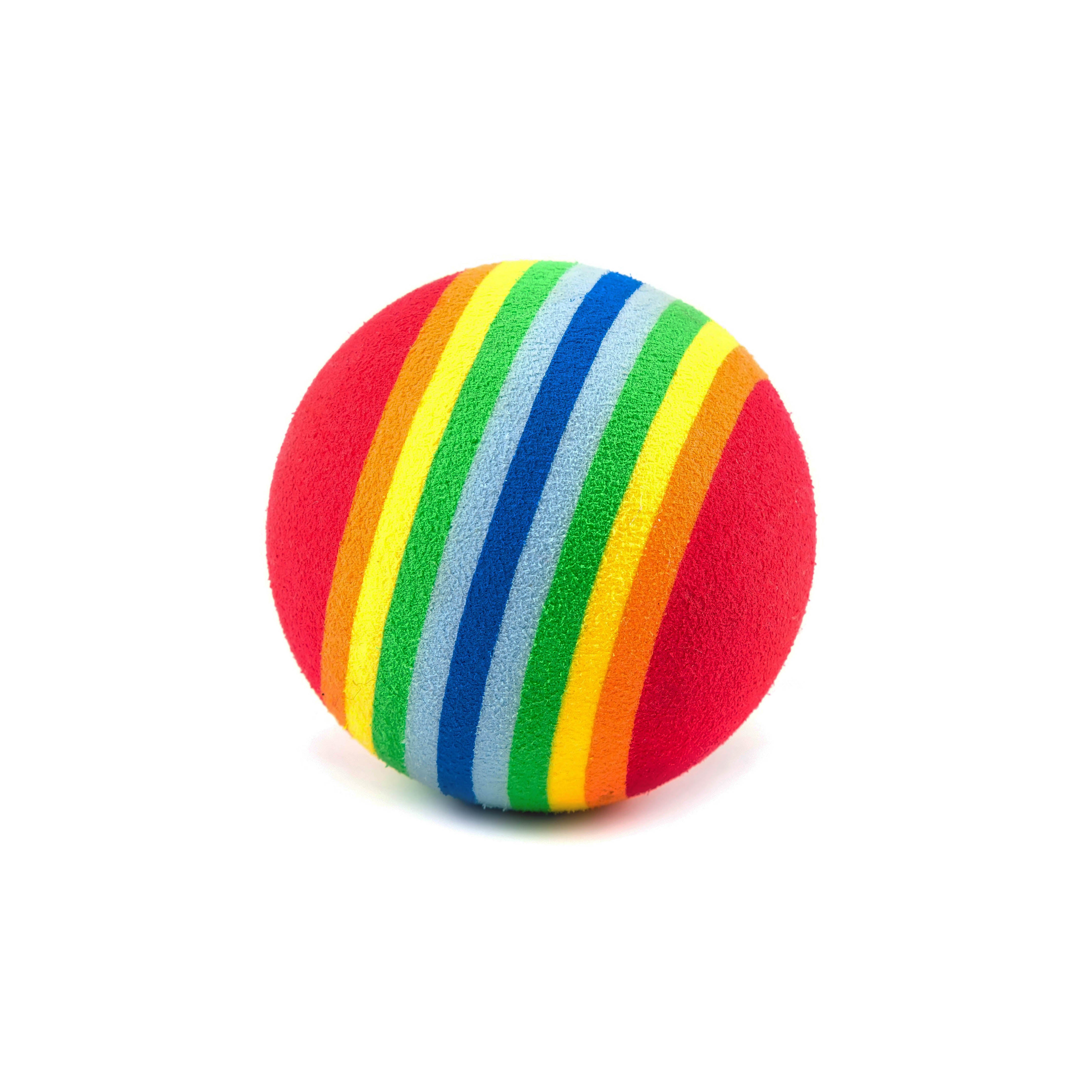 Regenbogen Katzenspielball - Miau & More
