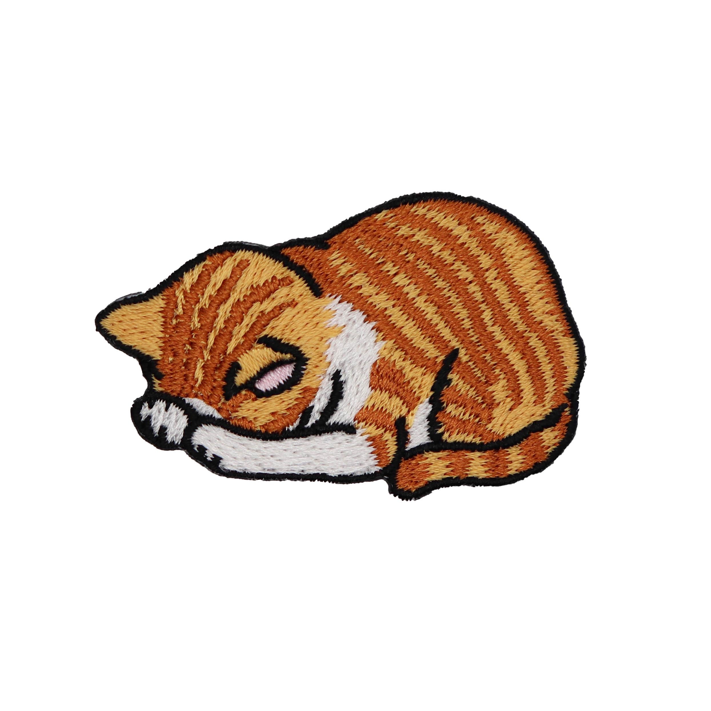 Sleepy Red Cat Patch - Miau & More