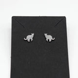 Cats Ohrringe (silber) - Miau & More