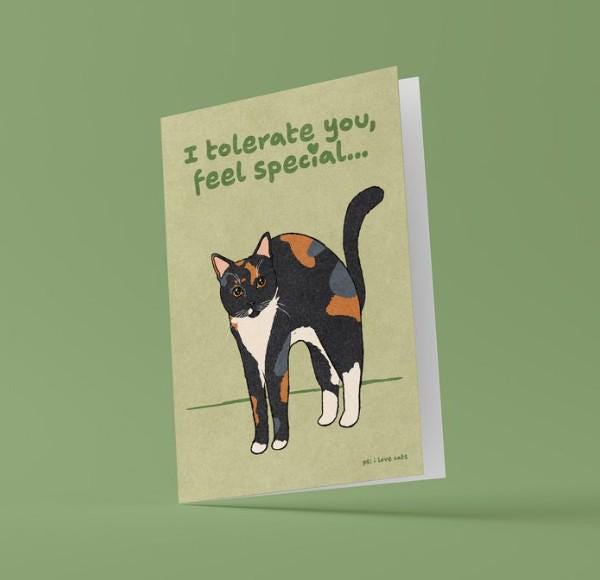 I tolerate you Grußkarte - Miau & More