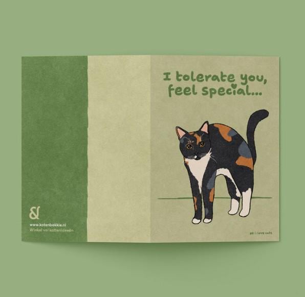 I tolerate you Grußkarte - Miau & More