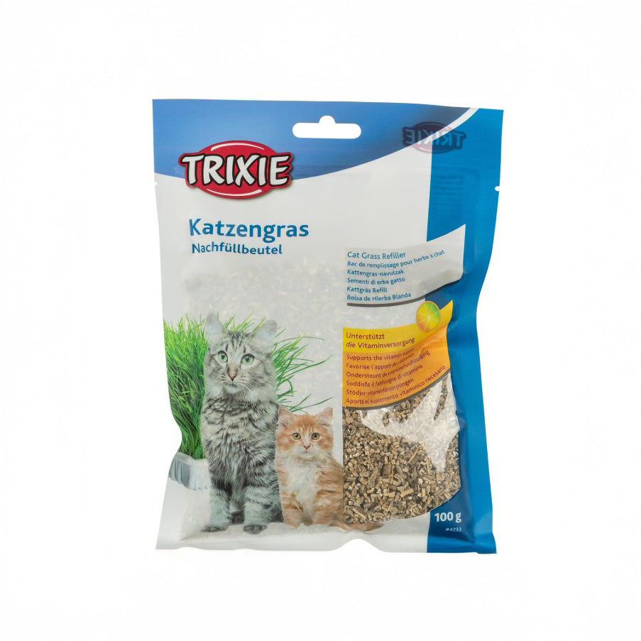 TRIXIE Katzengras Nachfüllbeutel | 100g