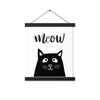 Meow Poster mit Posterleiste - Miau & More