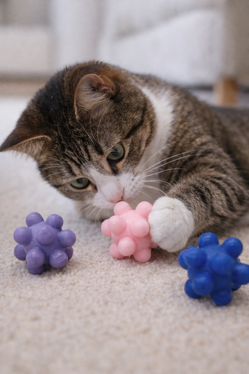 Noppenbälle Set (3 Stück) - Miau & More